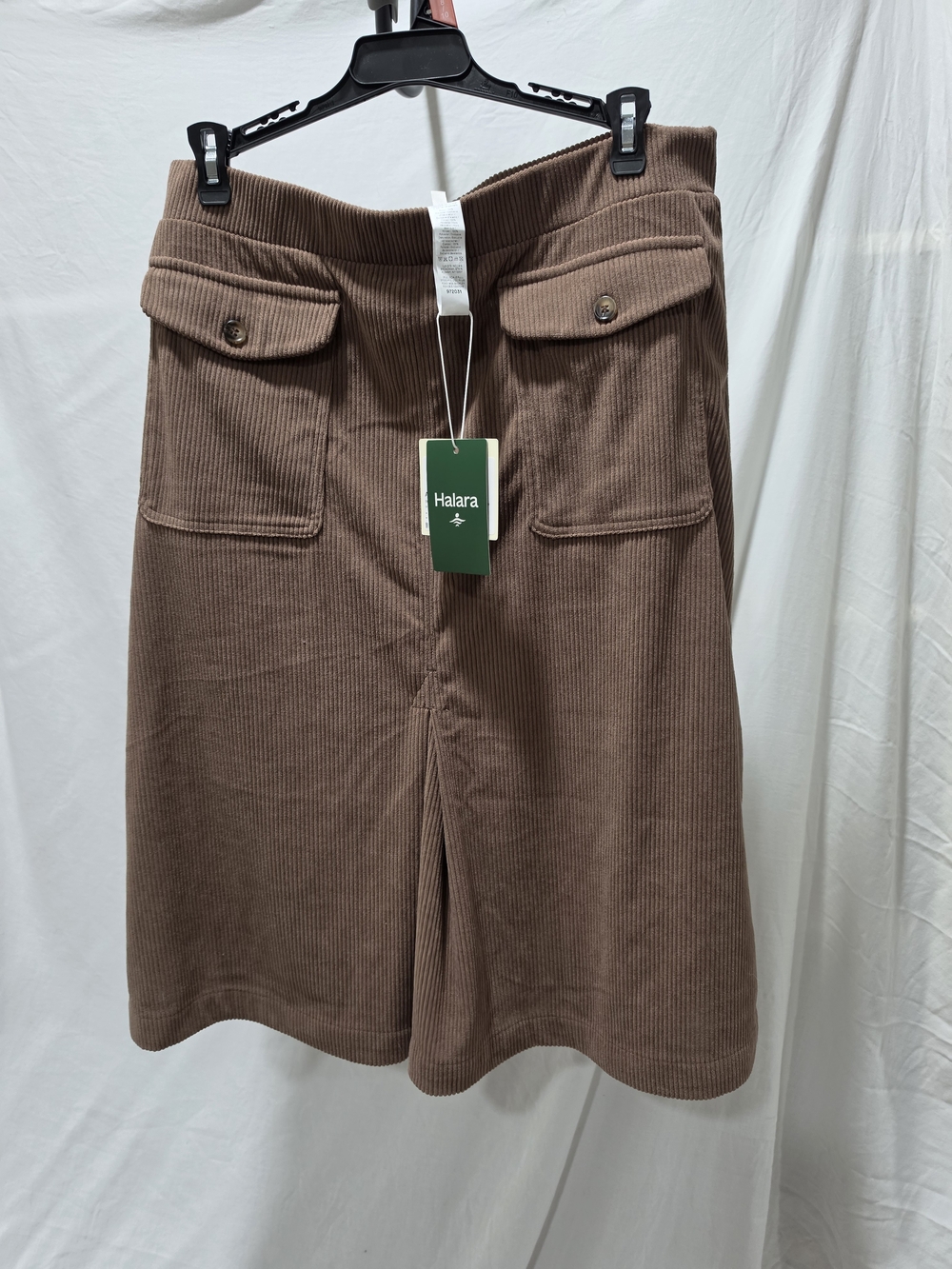 Halara Women's Corduroy Skirt in Brown